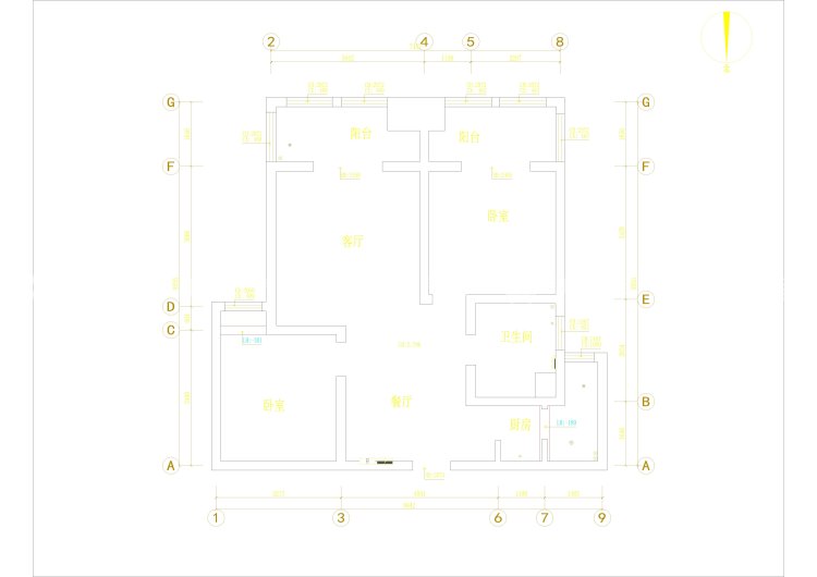 华恩城86平米新中式装修设计图-业主需求