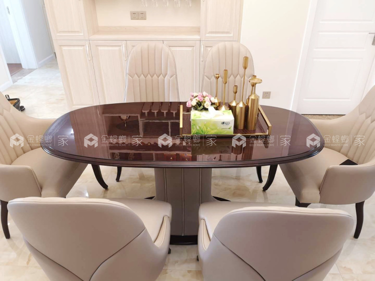 吾悦金郡151㎡欧式实景图-空间效果图