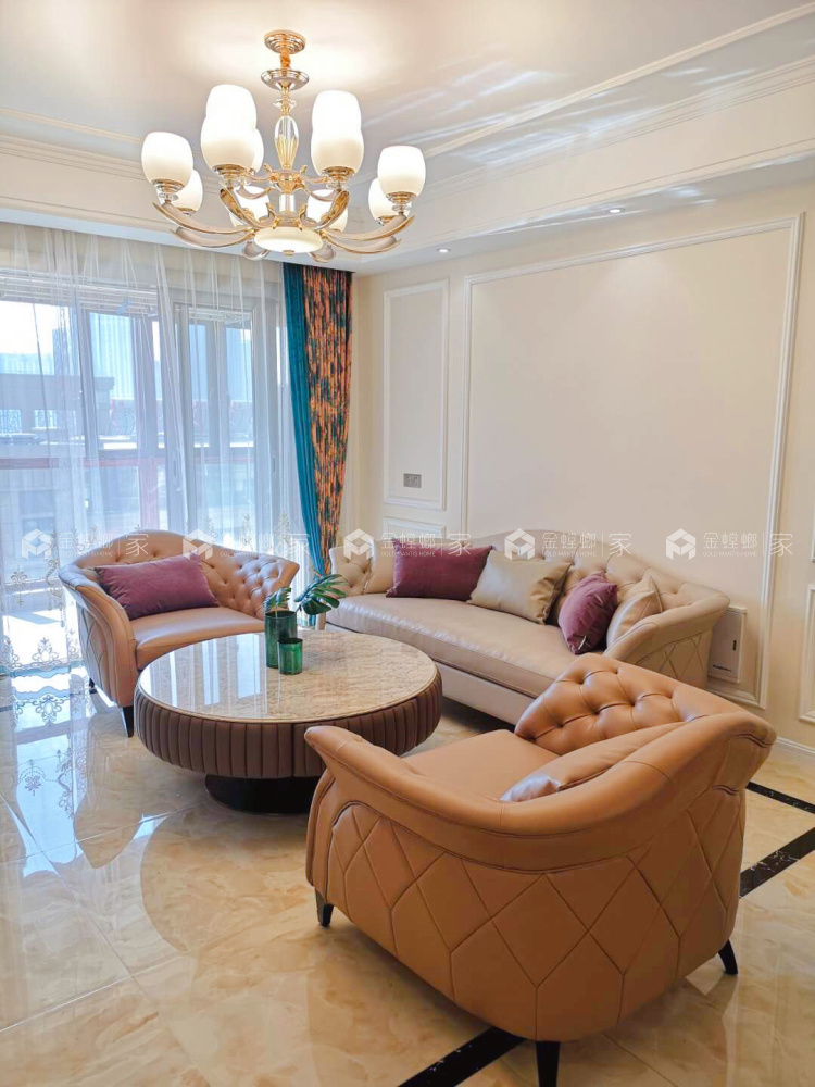 吾悦金郡151㎡欧式实景图-空间效果图