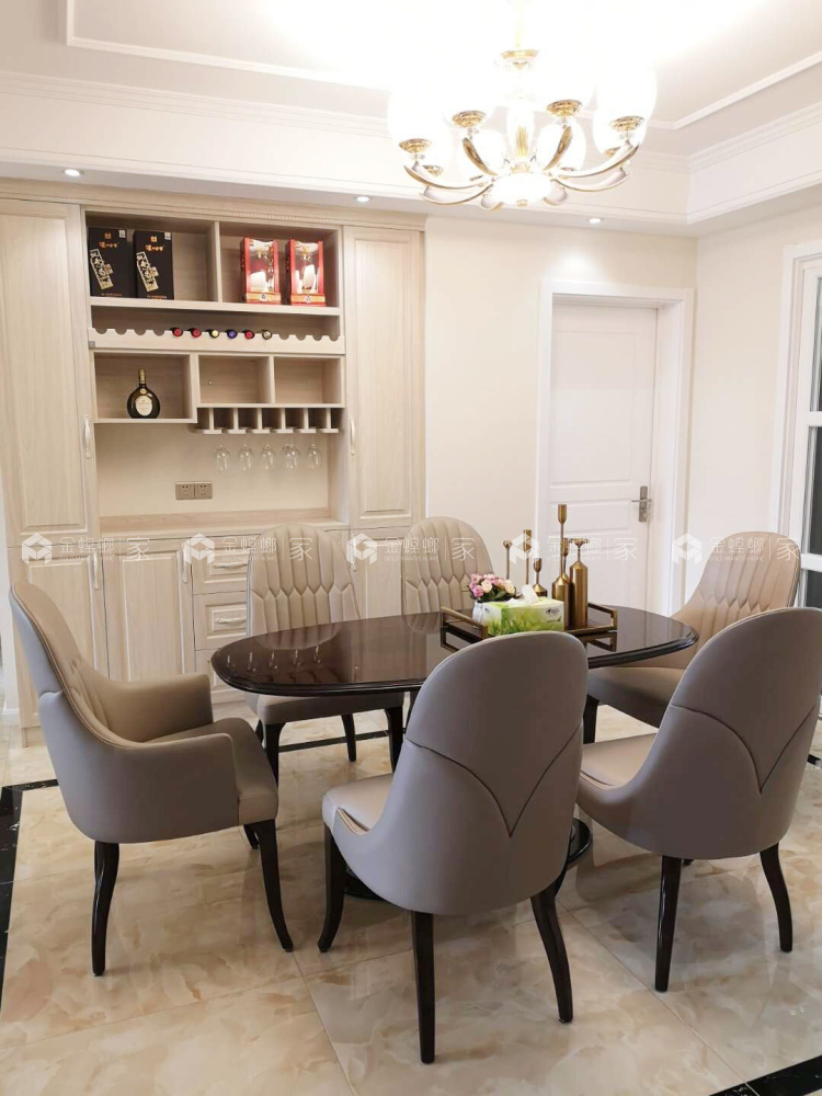 吾悦金郡151㎡欧式实景图-空间效果图