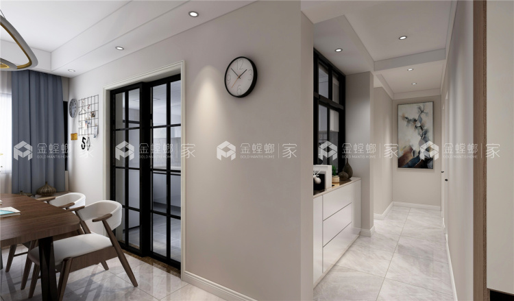 客餐厅一体化，减少压抑和拥挤感-空间效果图