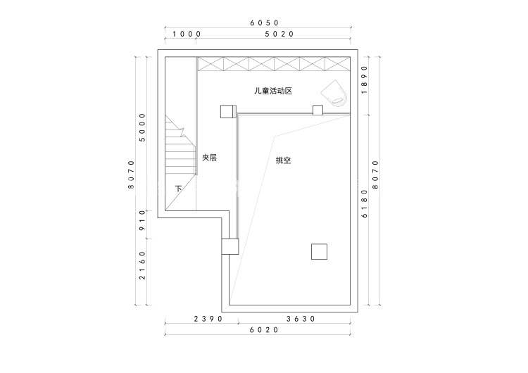 233平别墅,现代轻奢与暖色调的碰撞-平面布置图