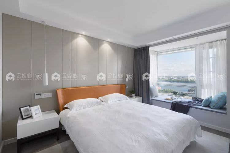 温馨明亮充满爱意的北欧风，满足你关于美好生活的想象-卧室效果图及设计说明