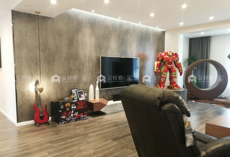 270平现代工业风大宅-空间效果图