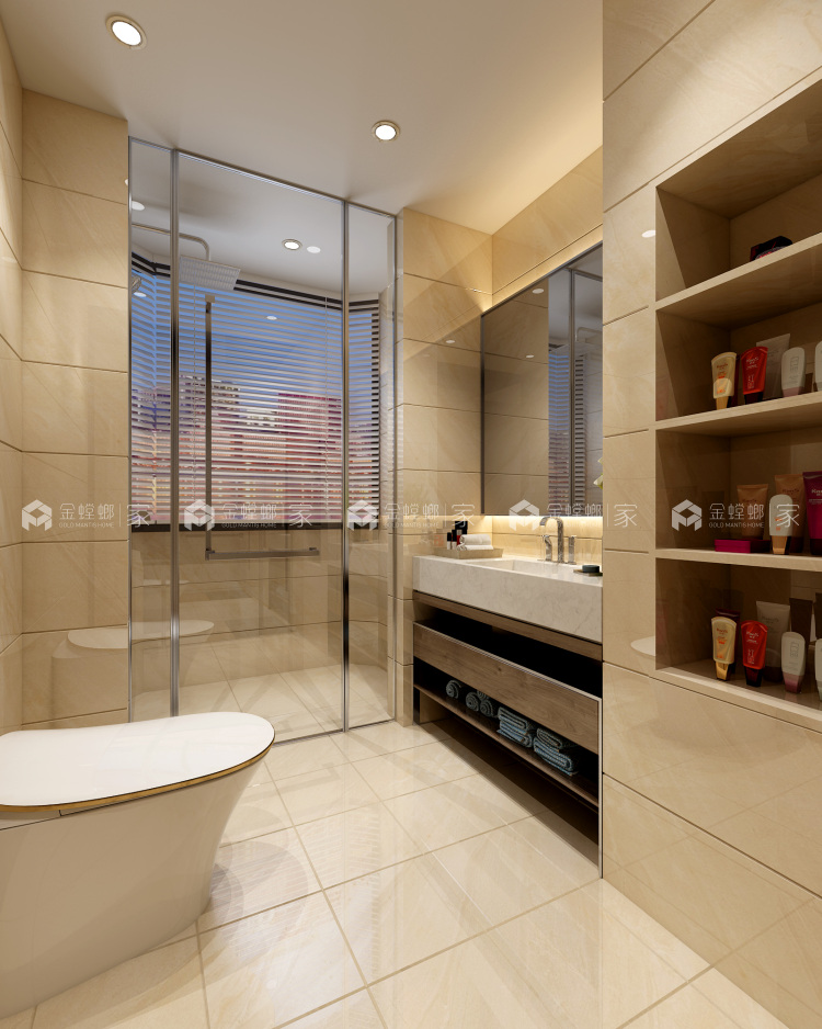 165平现代风，实用和美感并存-卧室效果图及设计说明