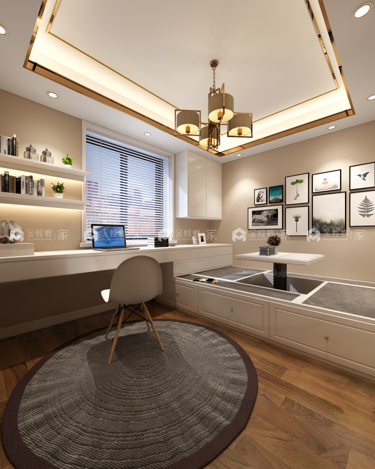 165平现代风，实用和美感并存-卧室效果图及设计说明