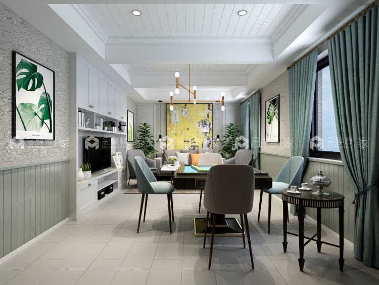 美式轻奢丨先低调中彰显尊贵-其他空间