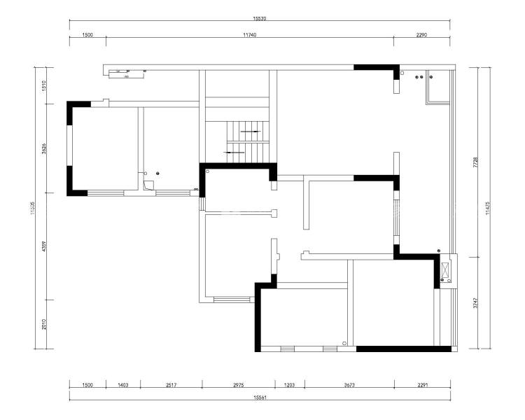自然而惬意，是享受时光的最好方式-业主需求&原始结构图