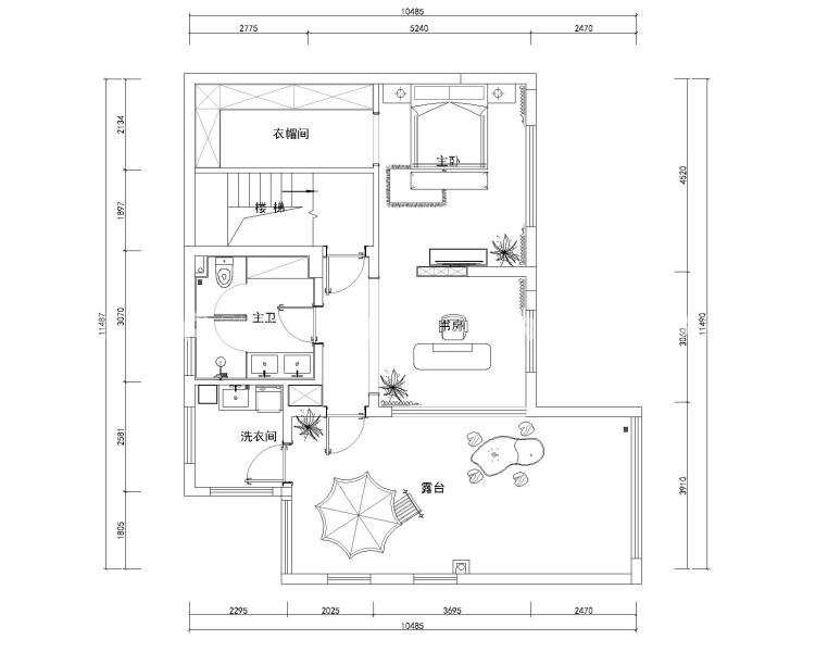 自然而惬意，是享受时光的最好方式-平面设计图及设计说明