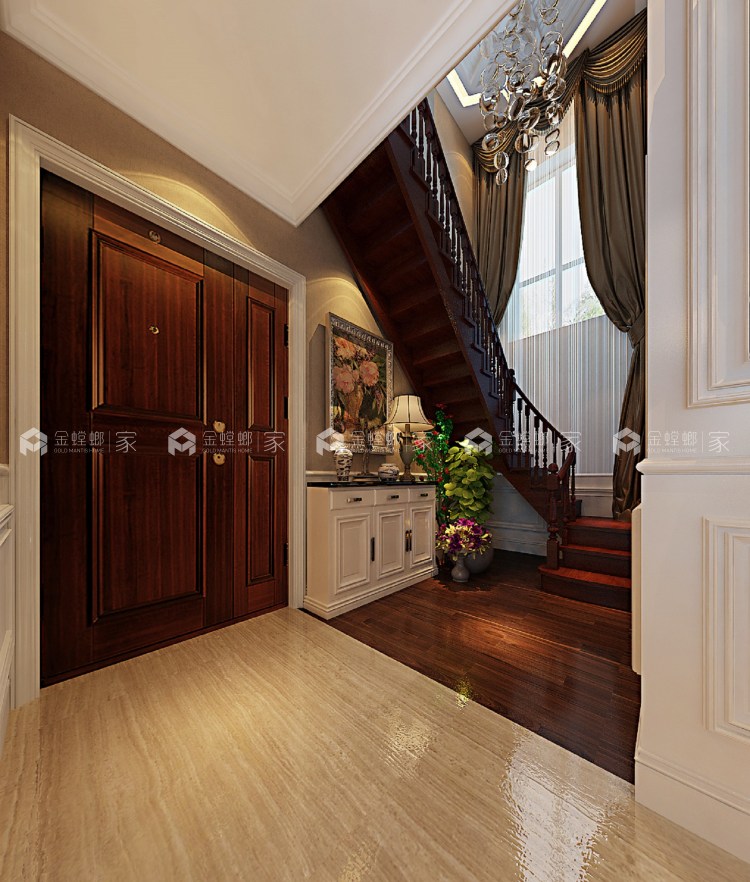 暖系简欧，给你的家温暖的感觉！-空间效果图