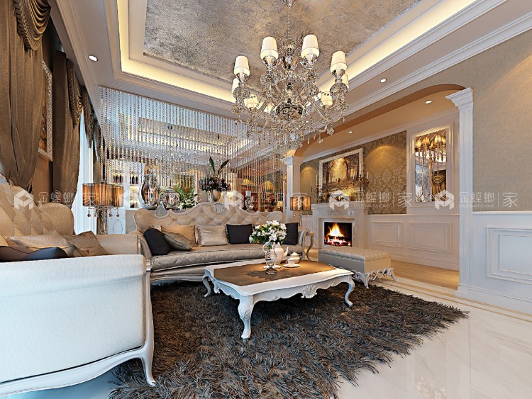 暖系简欧，给你的家温暖的感觉！-空间效果图