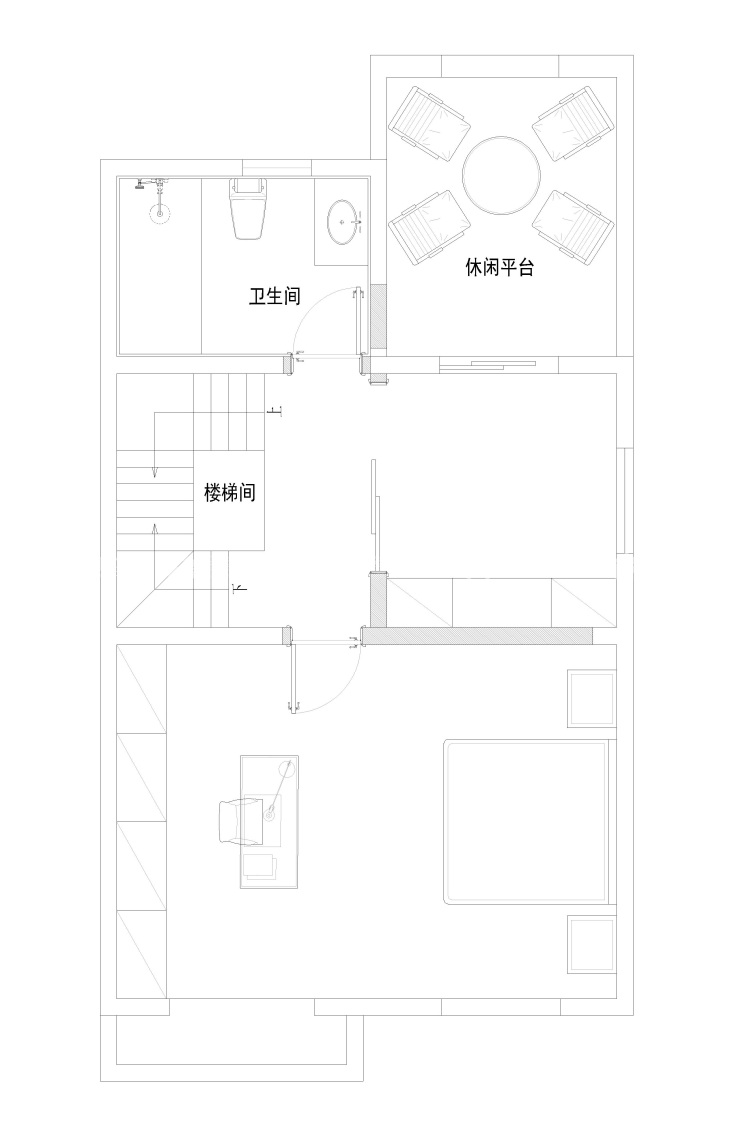 开门的一瞬间就能让你卸掉一切伪装-平面布置图