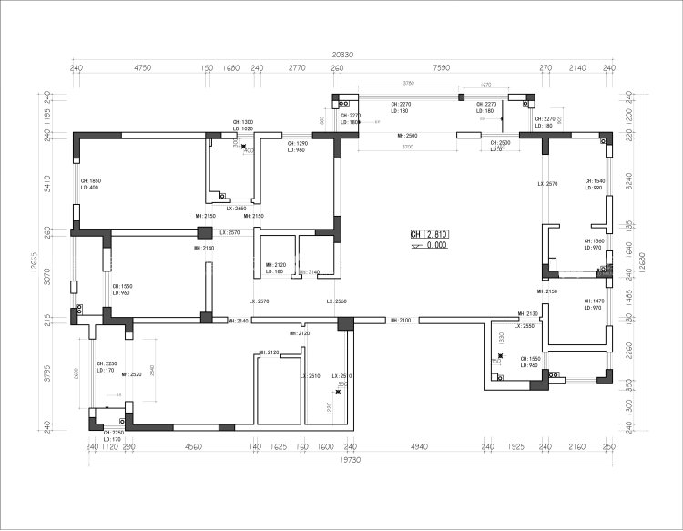 220平中央御景新中式风格-很适合年轻人-业主需求