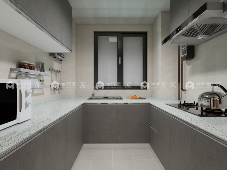 让你怦然心动的134平现代家居生活-空间效果图