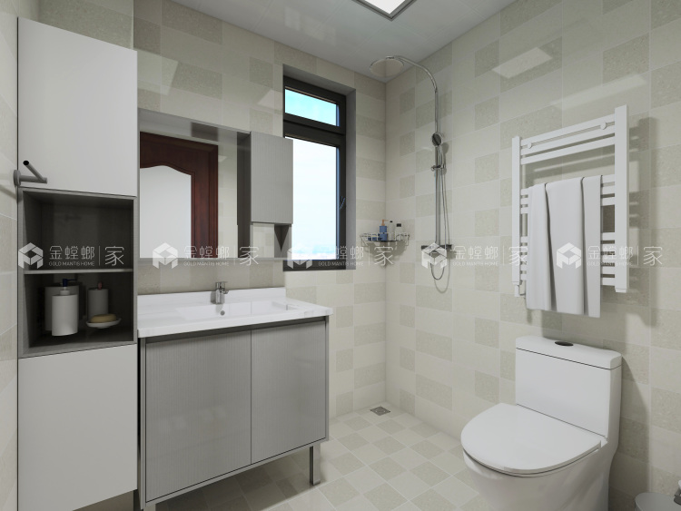 让你怦然心动的134平现代家居生活-空间效果图