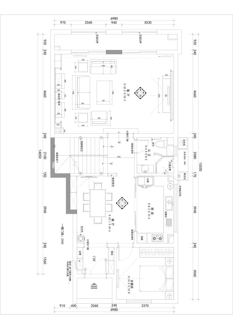 新中式-心之归处是故乡-平面布置图