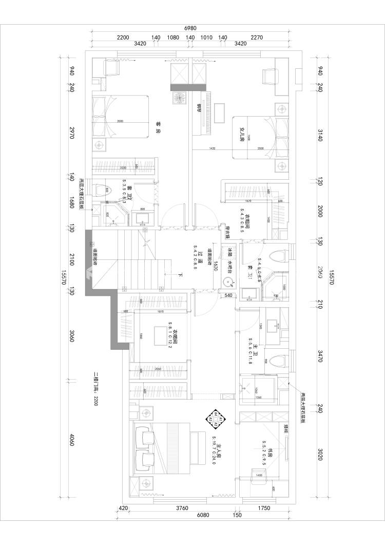 新中式-心之归处是故乡-平面布置图