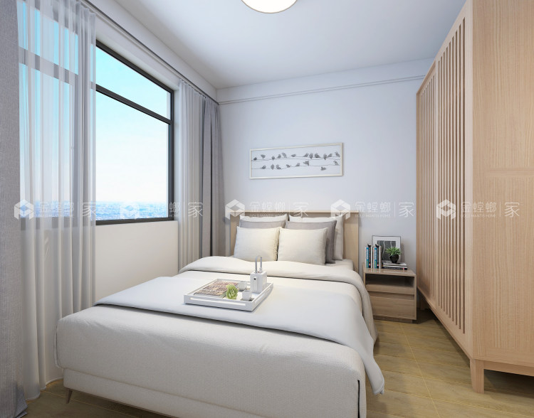 日式简约住宅，设计回归生活本质-空间效果图