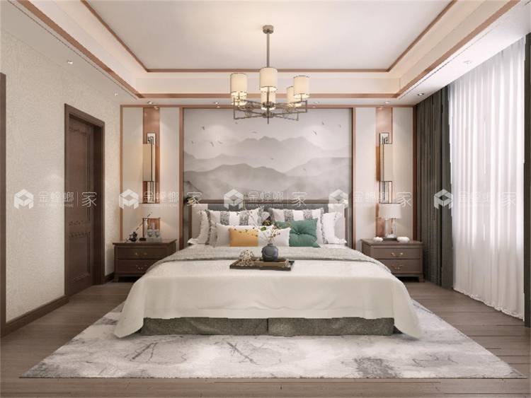 雅奢新中式，用设计书写东方绝美意境-空间效果图