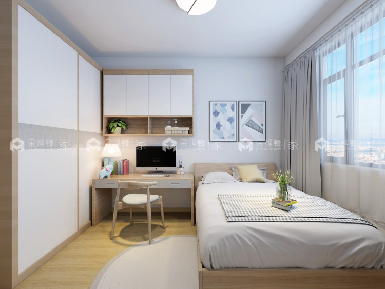 日式简约住宅，设计回归生活本质-空间效果图