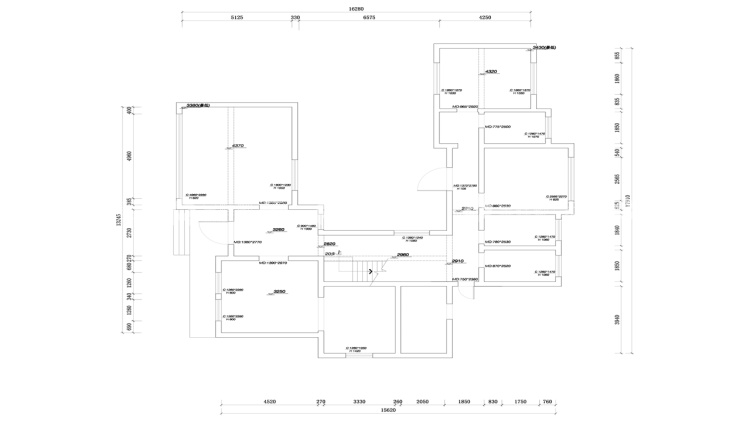 400平中式风，古朴精致的画面感！-业主需求&原始结构图