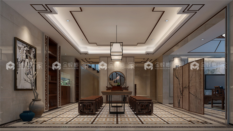 400平中式风，古朴精致的画面感！-其他空间