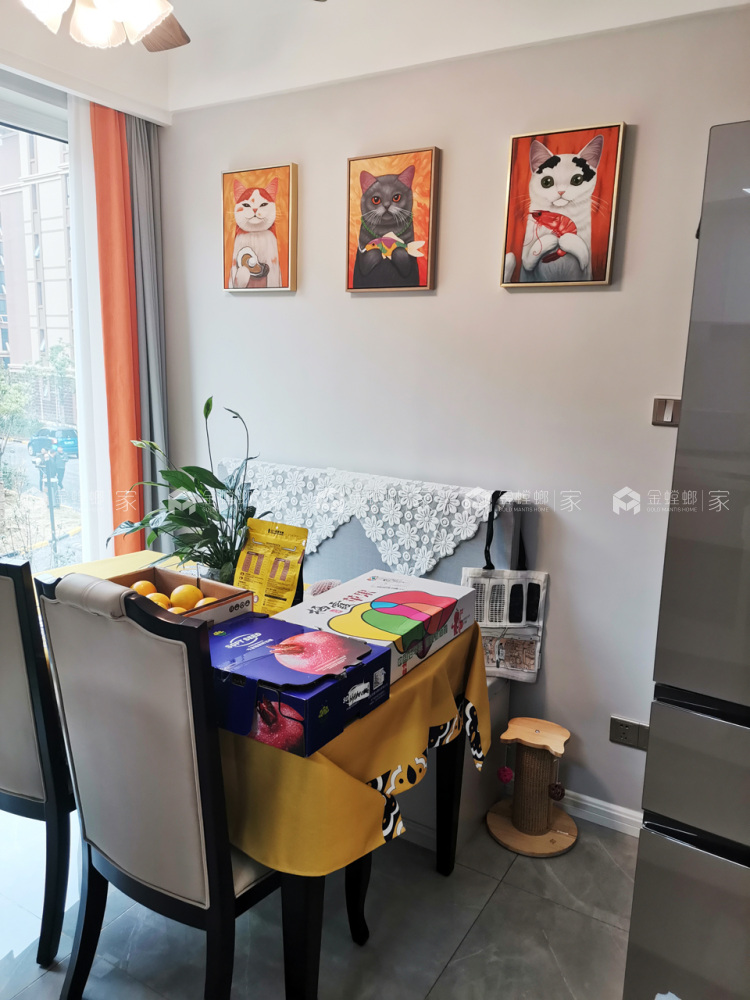 奢华而亲民的小美轻奢风-空间效果图