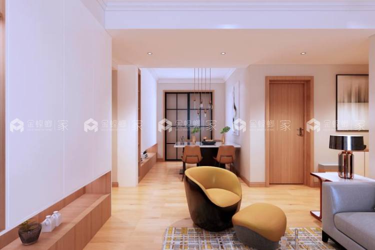 褐石公园现代风格-空间效果图