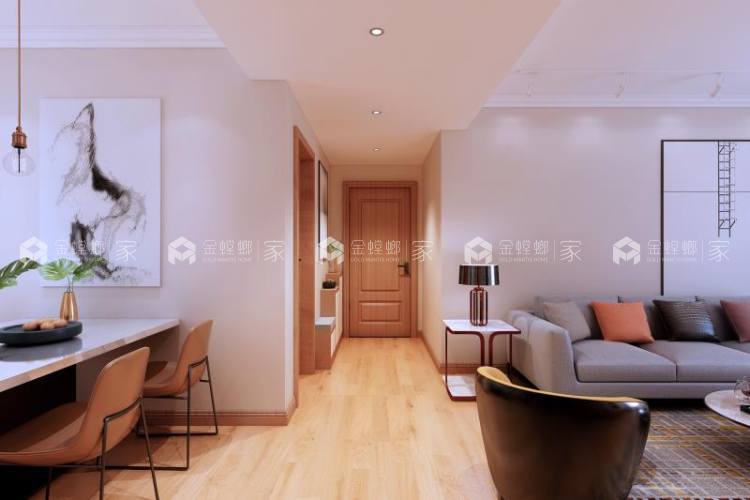 褐石公园现代风格-空间效果图