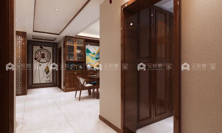雅致新中式-空间效果图