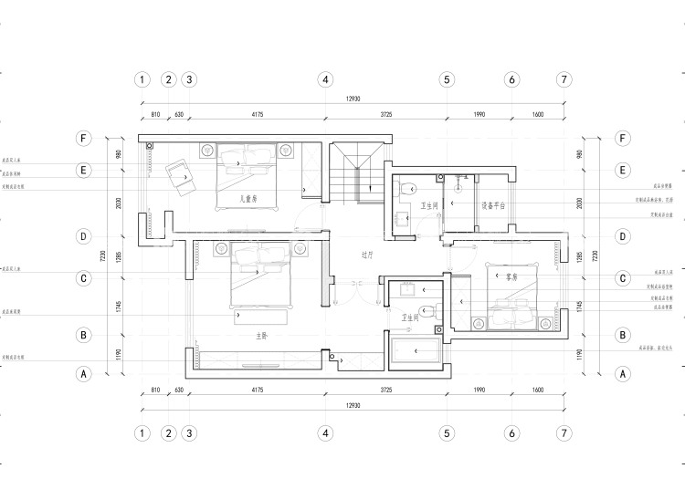“高级灰”招商学府大品质别墅-平面布置图