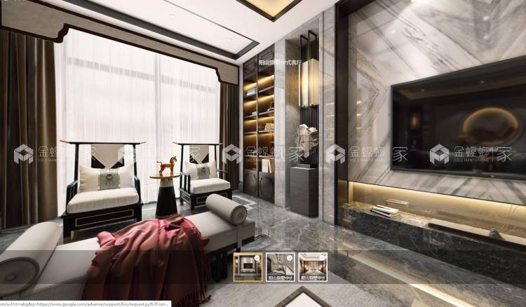 远离城市喧嚣，桃园中的新中式奢华雅居-'全景图封面图'