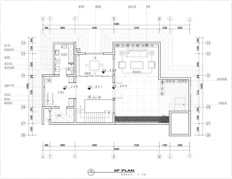 小小的空间,大大的格局,流淌的暖意-平面布置图