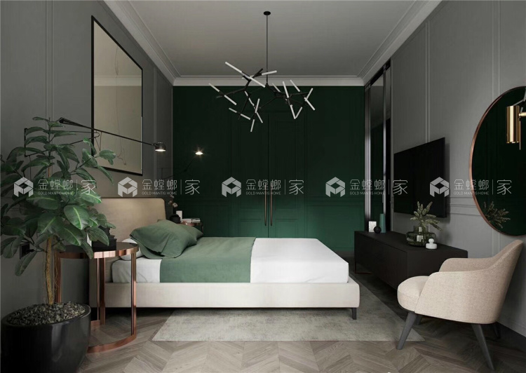 绿意盎然-空间效果图