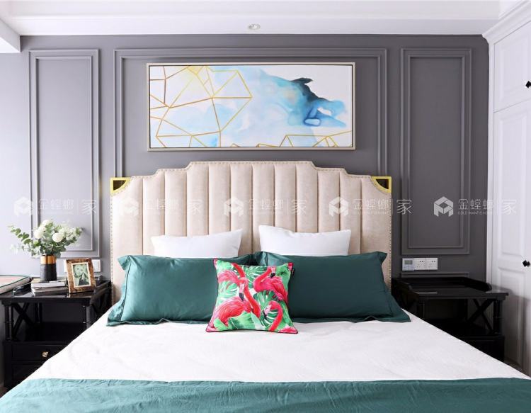 四川省乐山市市中区天空墅-卧室效果图及设计说明