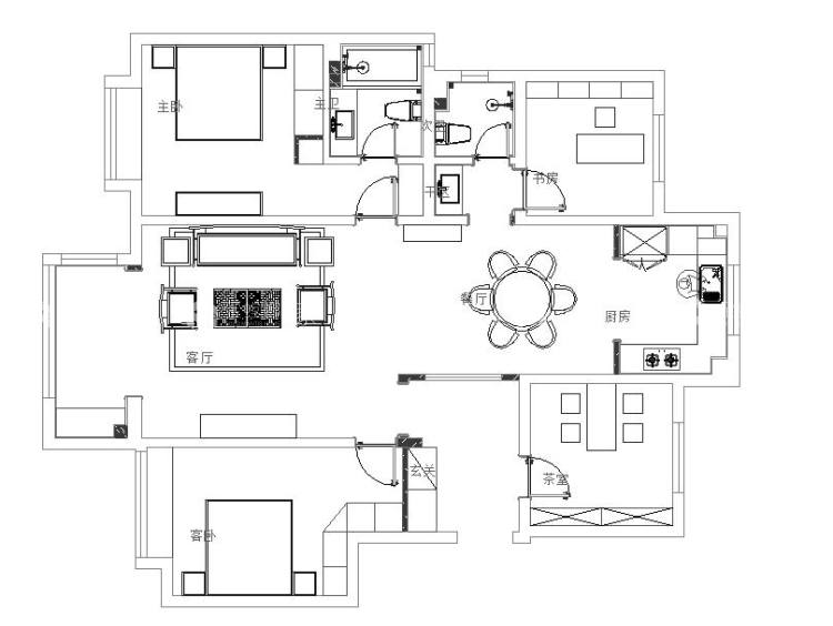 罗兰春天-平面布置图
