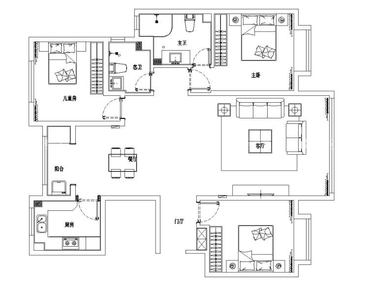 东尚名品-平面布置图