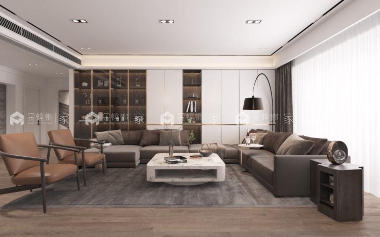 享受安静时光的176平现代风装修案例-'全景图封面图'