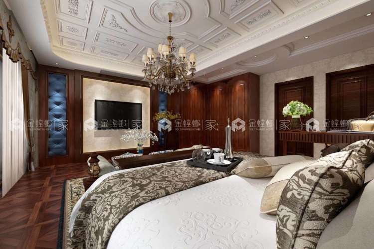 240平龙亭御苑新中式风格-典雅-空间效果图