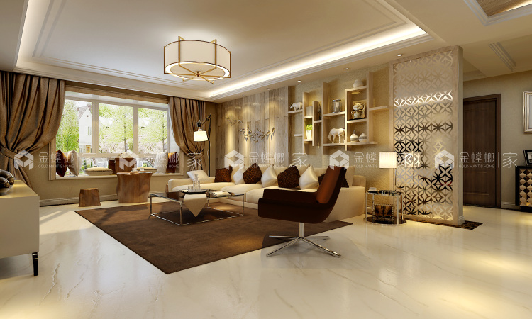 200平金宸国际现代风格-简约-空间效果图