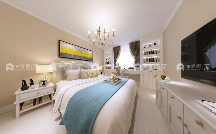 134平建业壹号城邦北欧风格-空间效果图