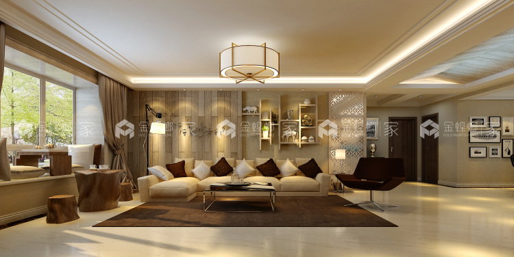 200平金宸国际现代风格-简约-空间效果图