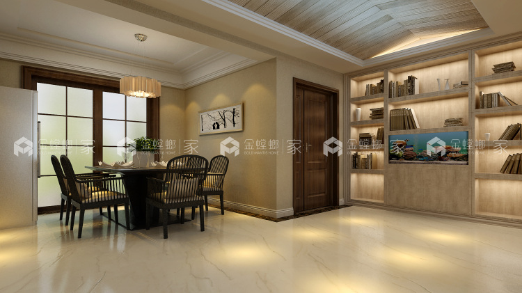 200平金宸国际现代风格-简约-空间效果图