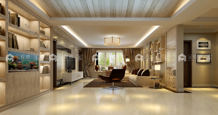 200平金宸国际现代风格-简约-空间效果图