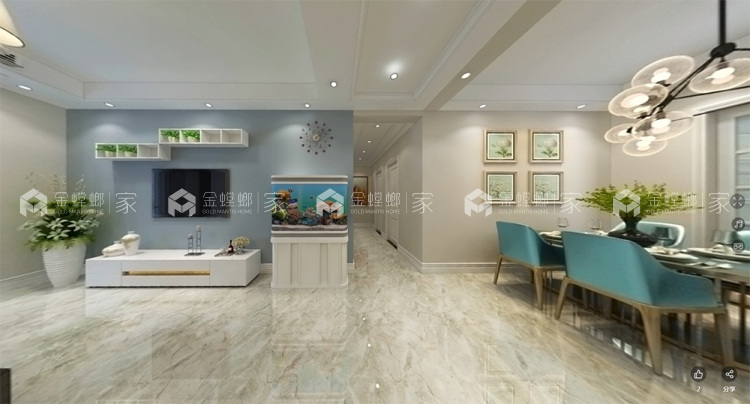 134平建业壹号城邦北欧风格-'全景图封面图'