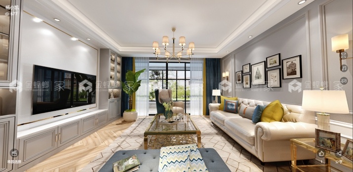 139平碧桂园钻石湾美式风格-'全景图封面图'