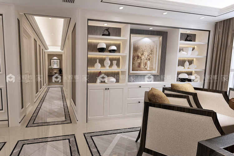 135平长泰国际简欧风格-新古典婚房-'全景图封面图'