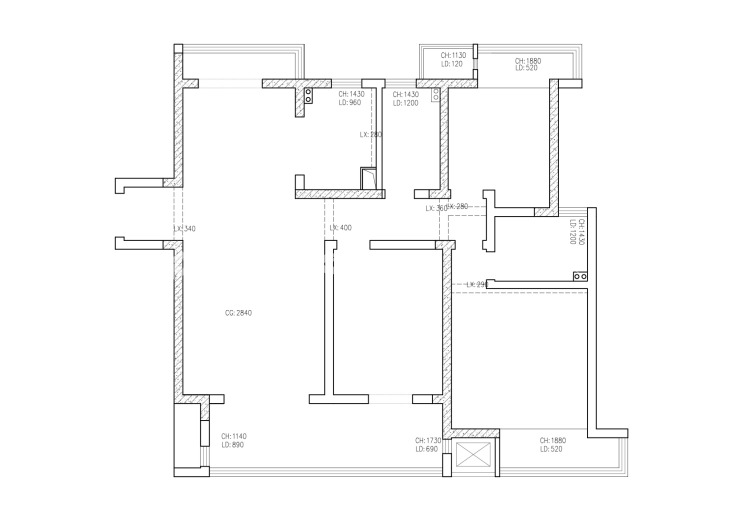 120平海岸城现代风格-业主需求