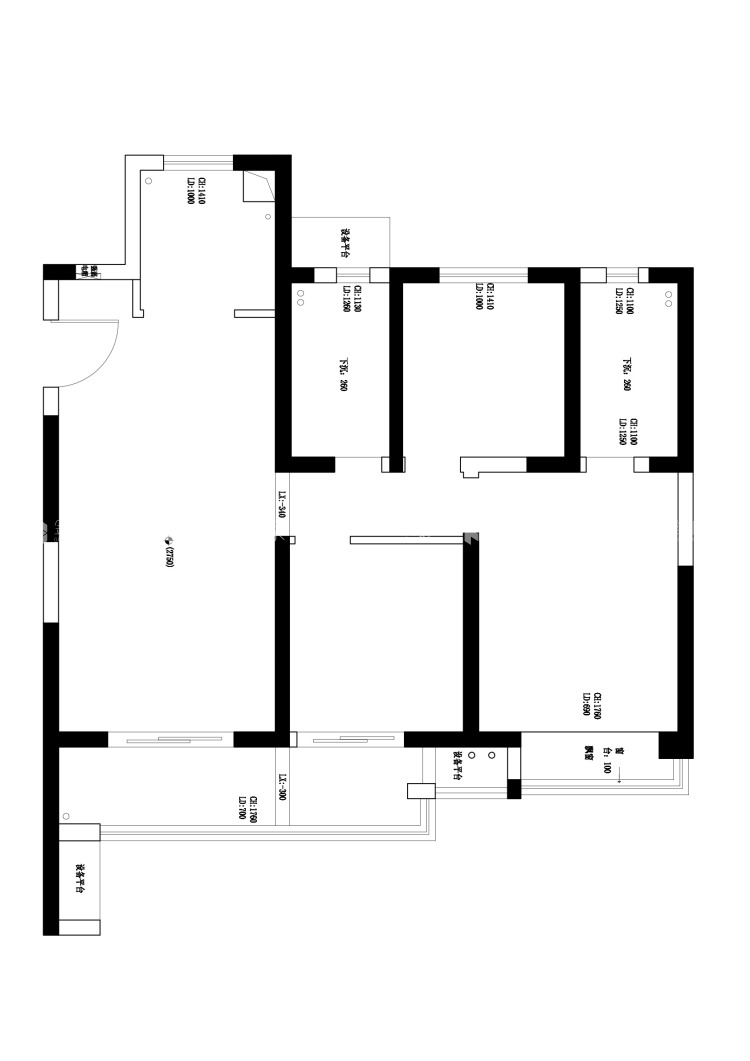 110平保利融侨时光印象新中式风格-婚房-业主需求