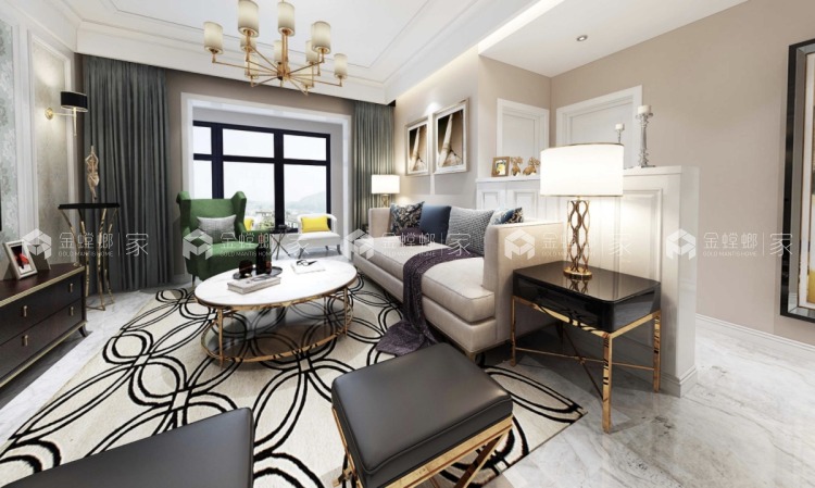 85平长泰国际现代风格-'全景图封面图'